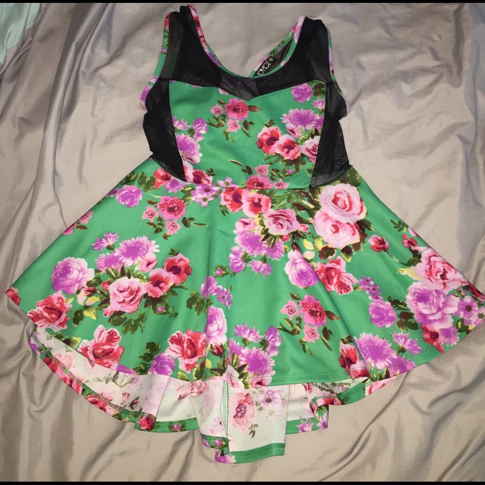 Peplum floral top