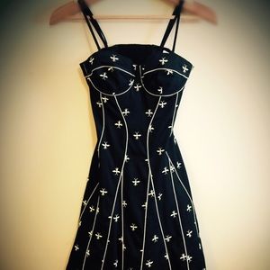 NWOT Anthropologie Jeweled Dragonfly Dress
