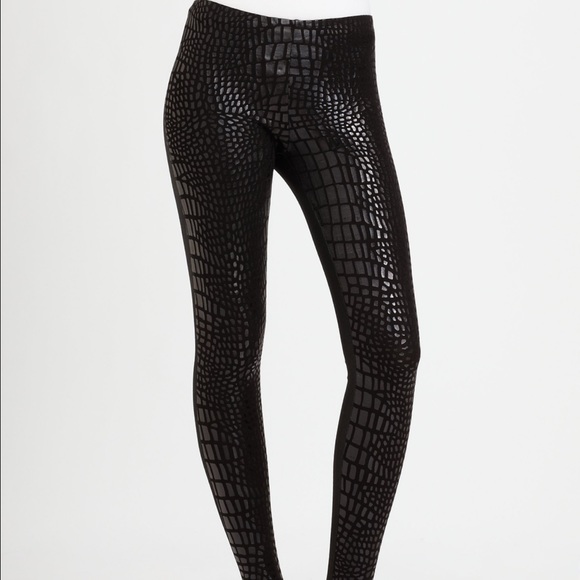 AIKO croc print leggings - Picture 1 of 2