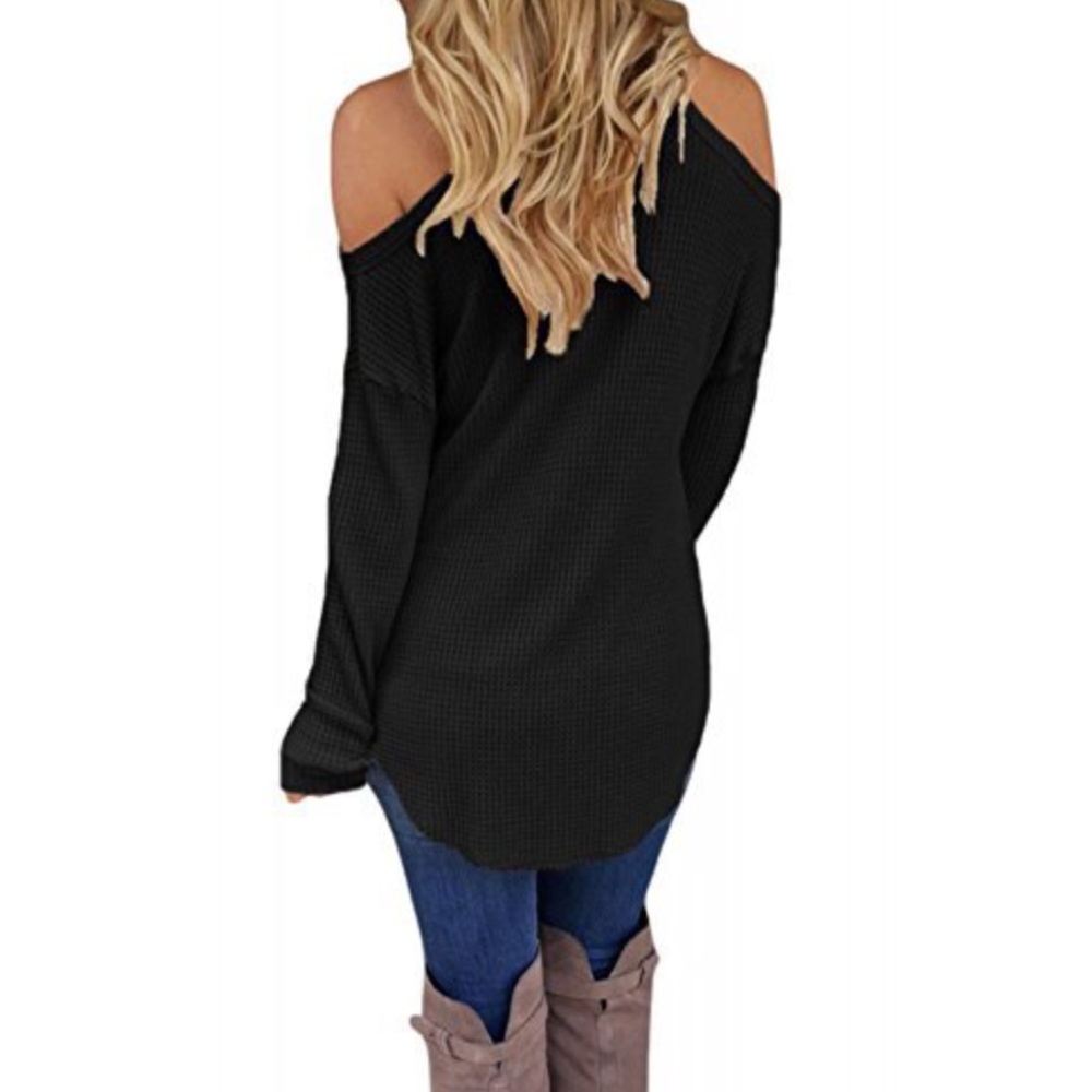 🌹LOOSE ~ FITTING 🌹 OPEN ~SHOULDER 🌹 LITE ~ KNIT