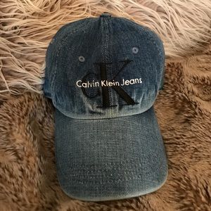 Calvin Klein Jeans Denim Baseball Cap