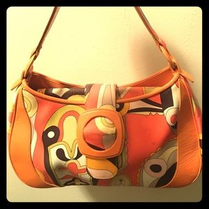 Emilio Pucci retro shoulder purse