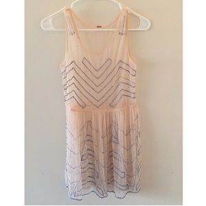 Free people beaded slip dress