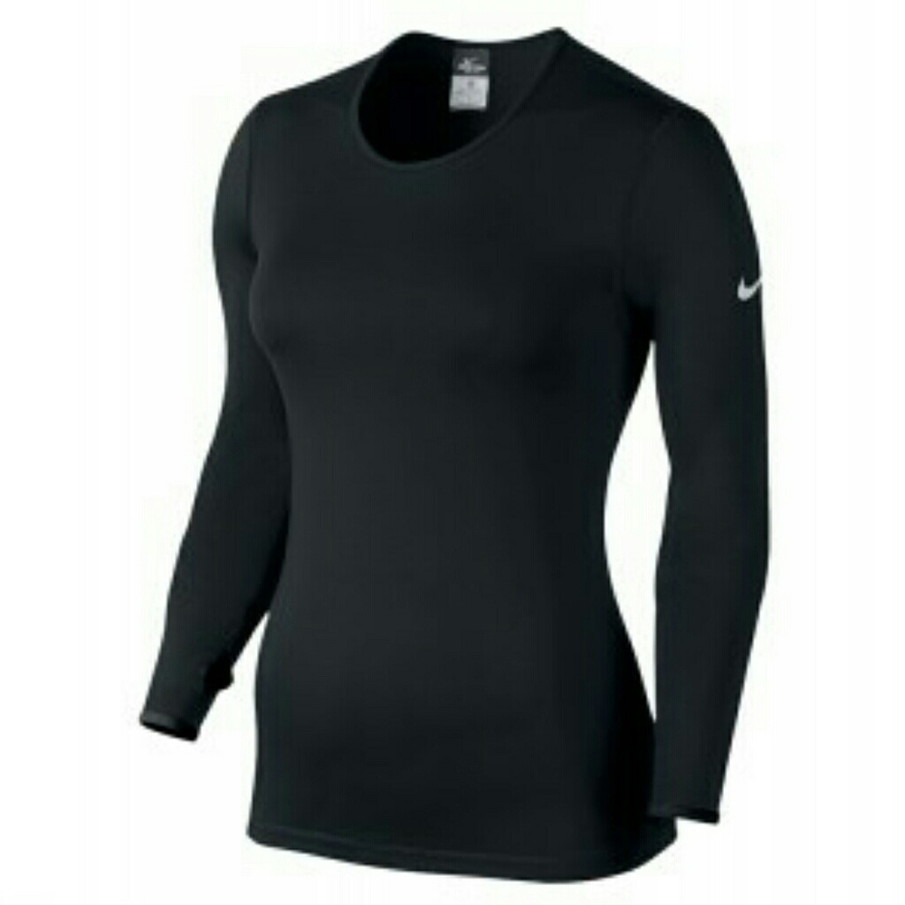 Nike Women's Pro Hyperwarm Crew 3.0 Training Shirt