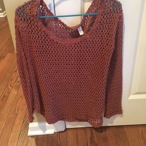 Beautiful burnt orange Free People top 🍁