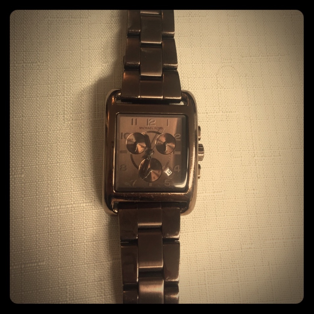 Authentic Michael Kors Chocolate Brown watch