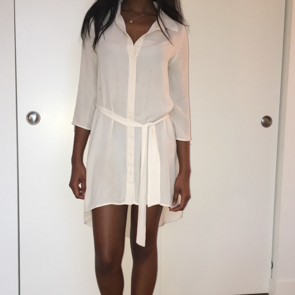 Chiffon Shirt Dress