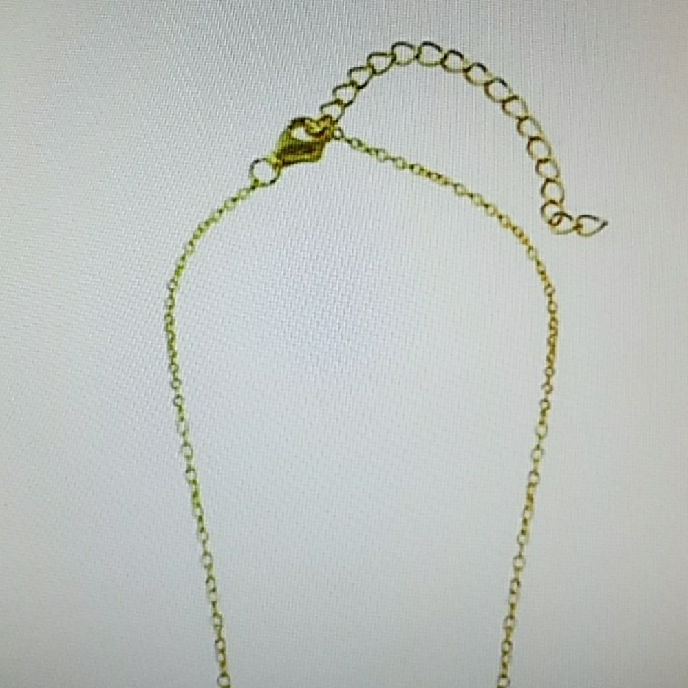 GOLD PLATED MOON AND SUN NECKLACE - Picture 8 of 8