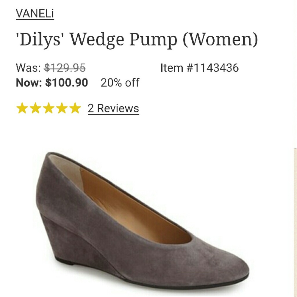 VANELi 'Dilys' Wedge Pumps