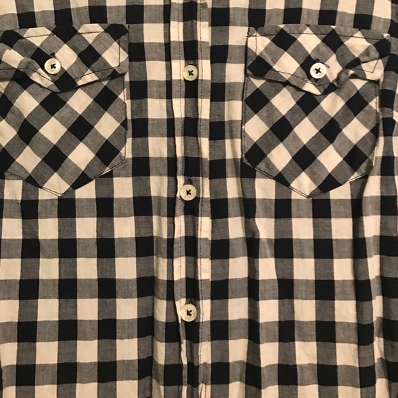 Dark Blue & Cream Flannel - Picture 3 of 3