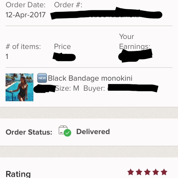 Black Bandage monokini - Picture 7 of 8