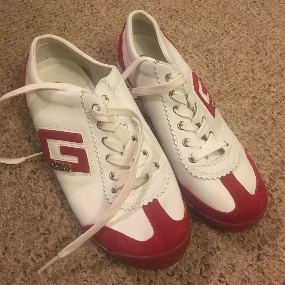 Guess white sneakers
