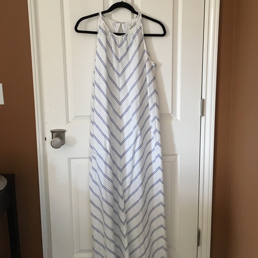 JCrew Chevron Maxi Dress