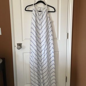 JCrew Chevron Maxi Dress