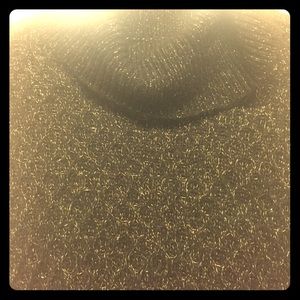 Apt. 9 black w/ gold thread sweater dress NWT