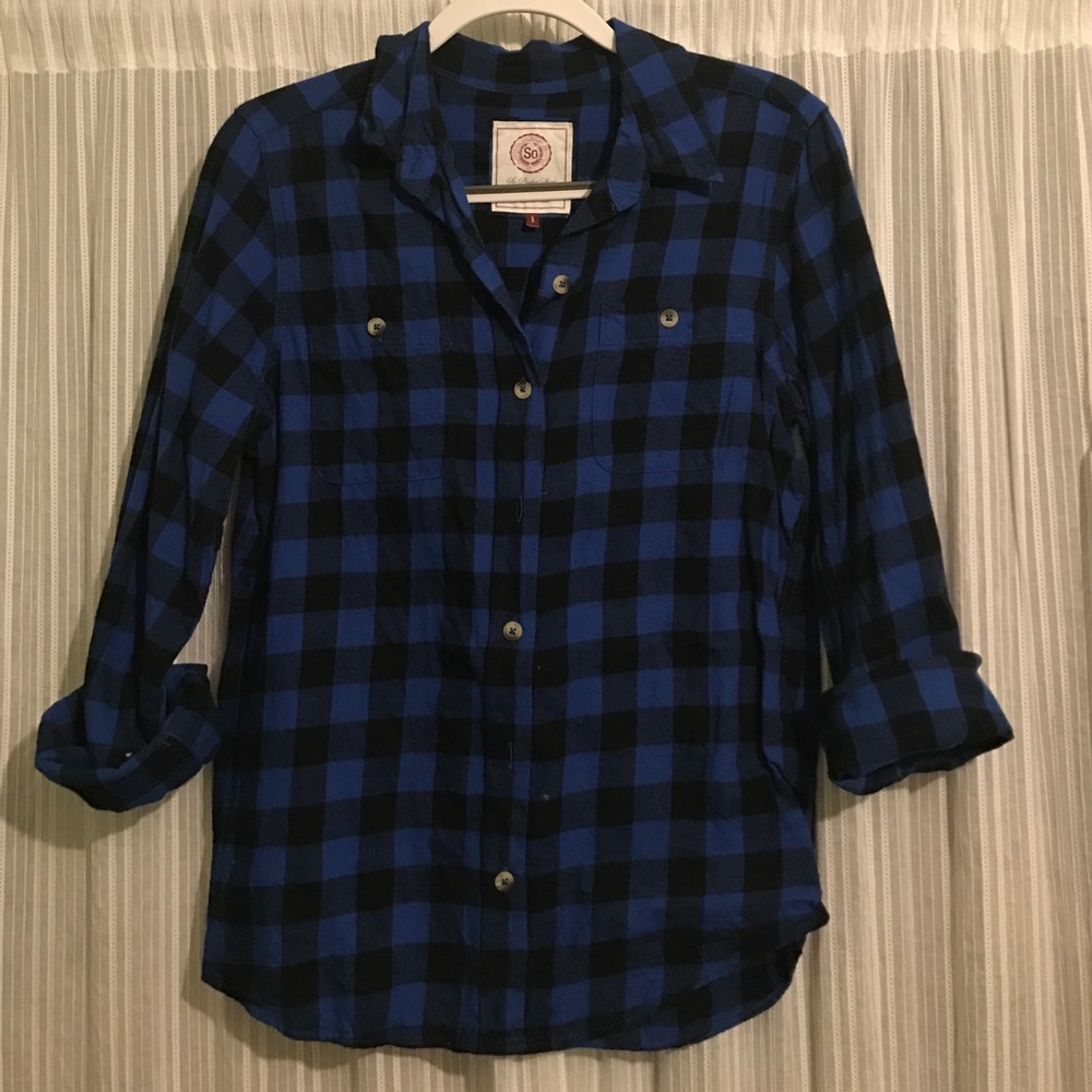 Black and Blue Flannel