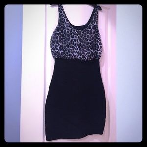 Express Leopard Print Dress