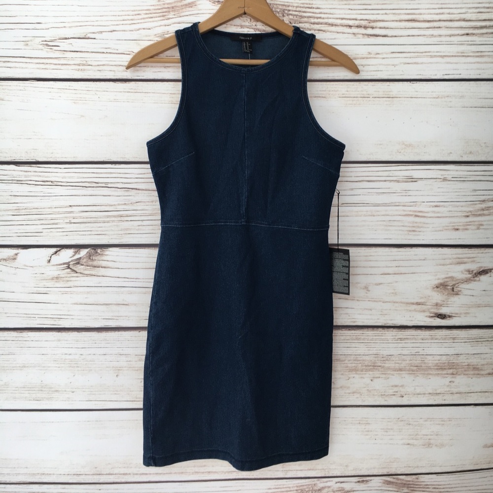 NWT Denim Body Com Dress Forever 21 Sz XS