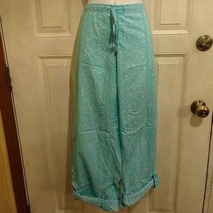 Sea foam green pj pants
