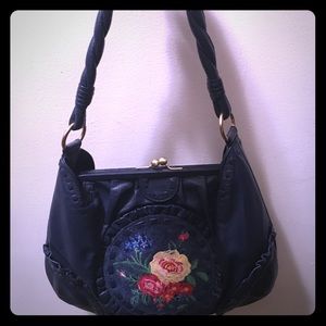 Isabella Fiore navy blue purse