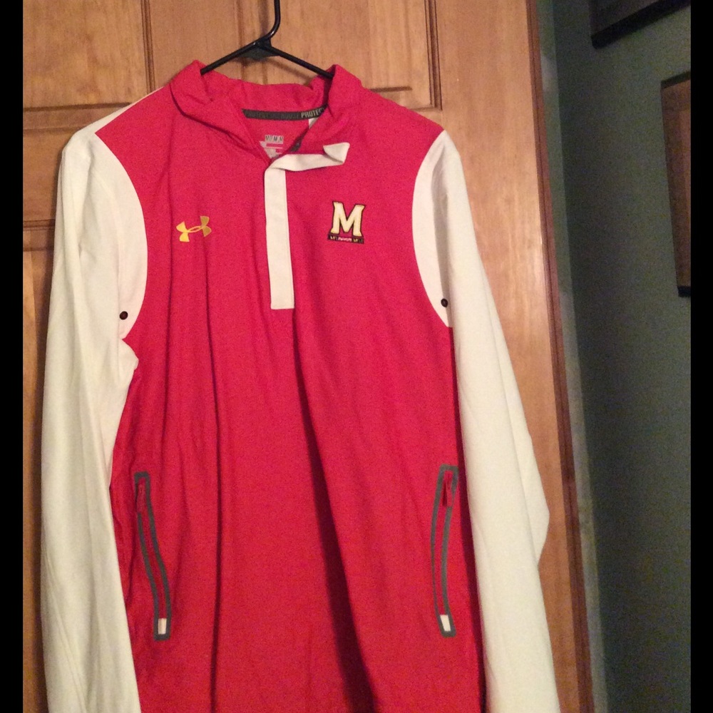 Maryland half zip rain jacket material