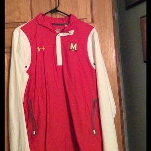 Maryland half zip rain jacket material