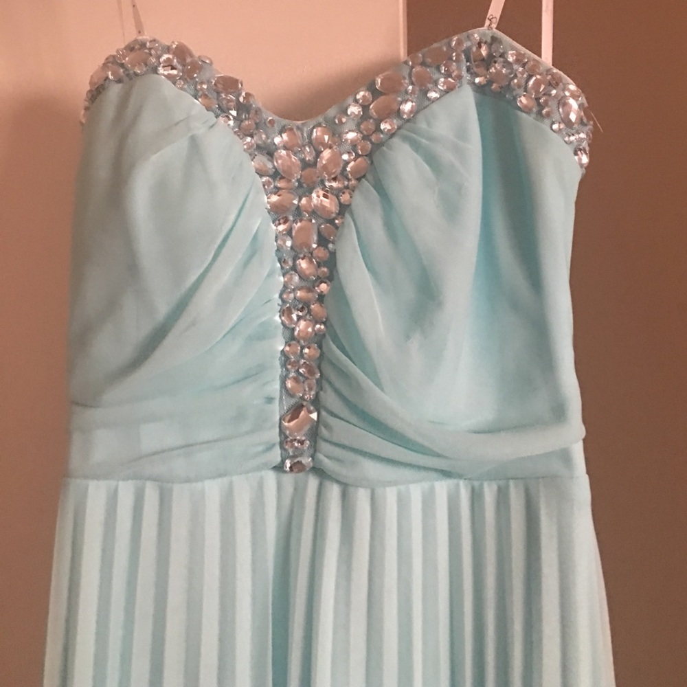 Prom dress open back