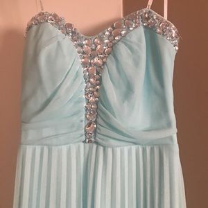 Prom dress open back