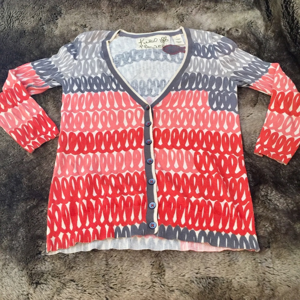 Anthropologie Field Flower Sweater