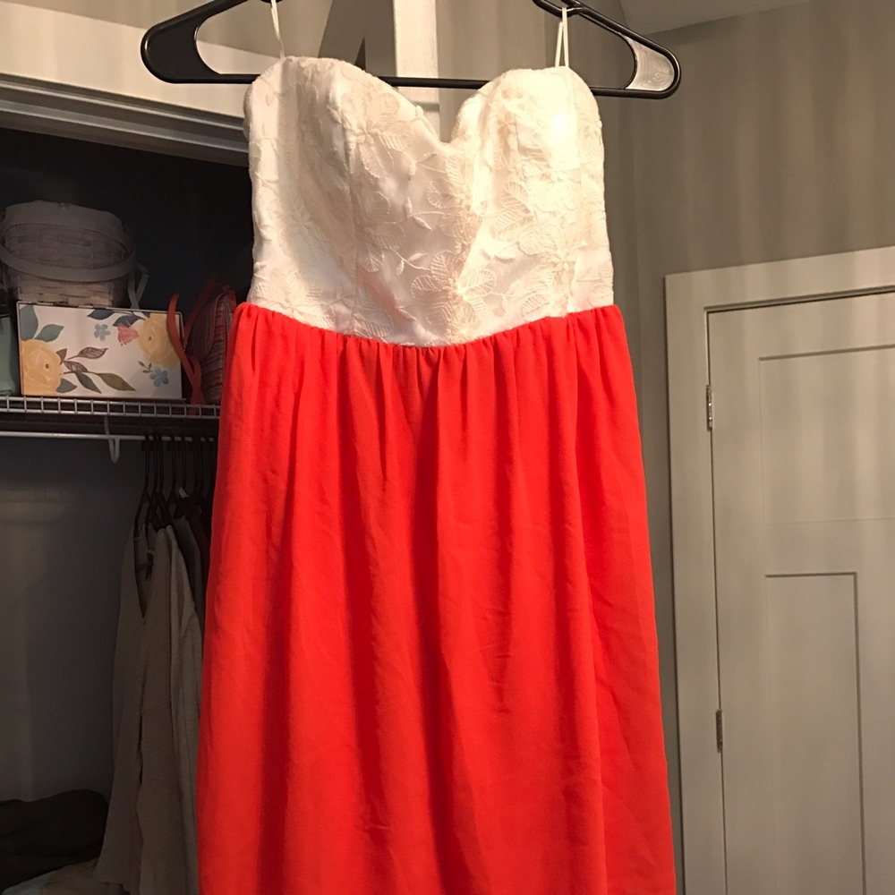 Strapless sundress