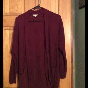 Ae maroon cardigan