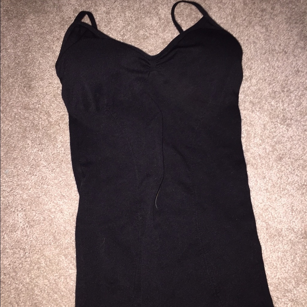 black tank top