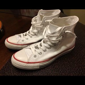 White High-Top Converse