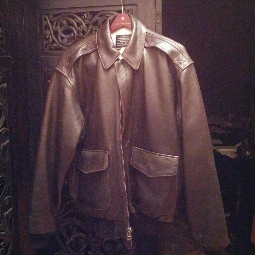 Avirex Custom A-2 Genuine Leather Bomber
