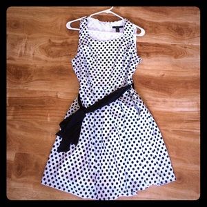 Polka dotted dress