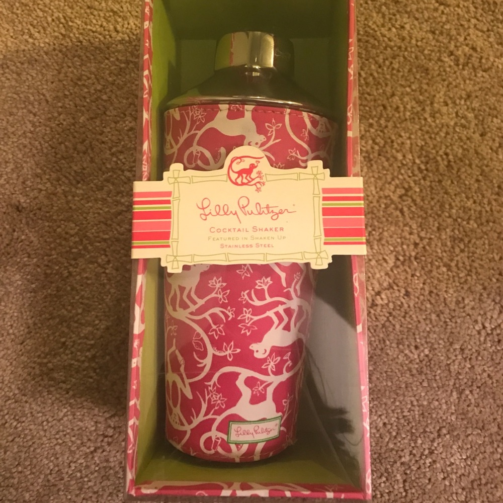 RARE Lilly Pulitzer cocktail shaker