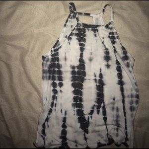 Flowy High Neck Cut-Out Tank