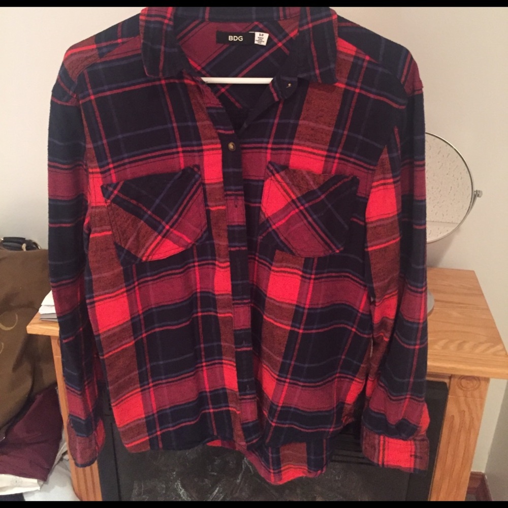 Urban outfitters flannel shirt