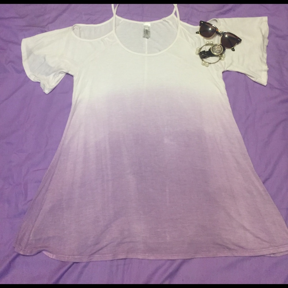 Ombré off the should top