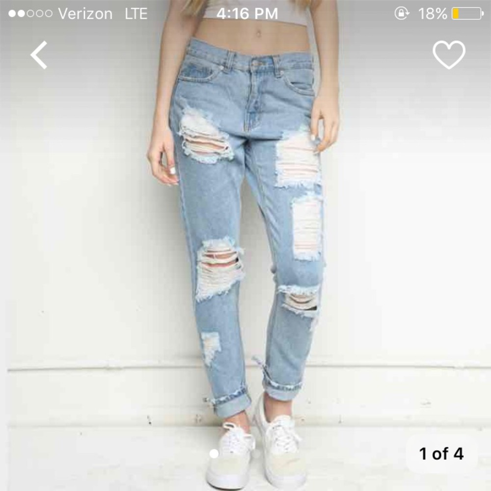 Brandy melville ripped jeans