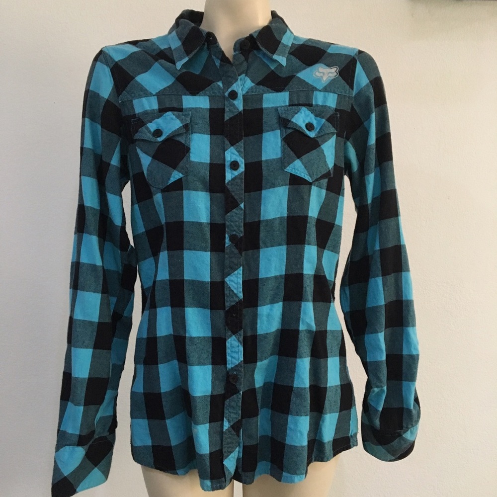 Plaid button down