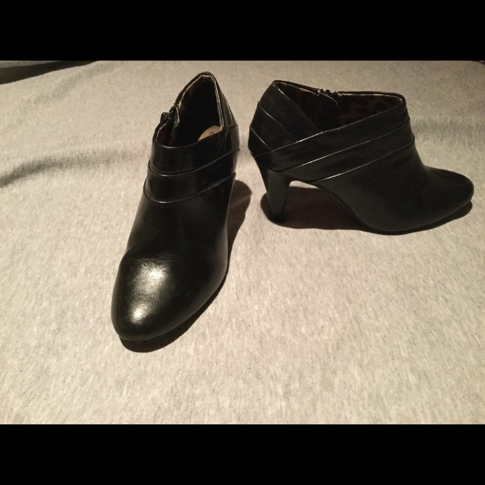 Black ankle booties from east 5th