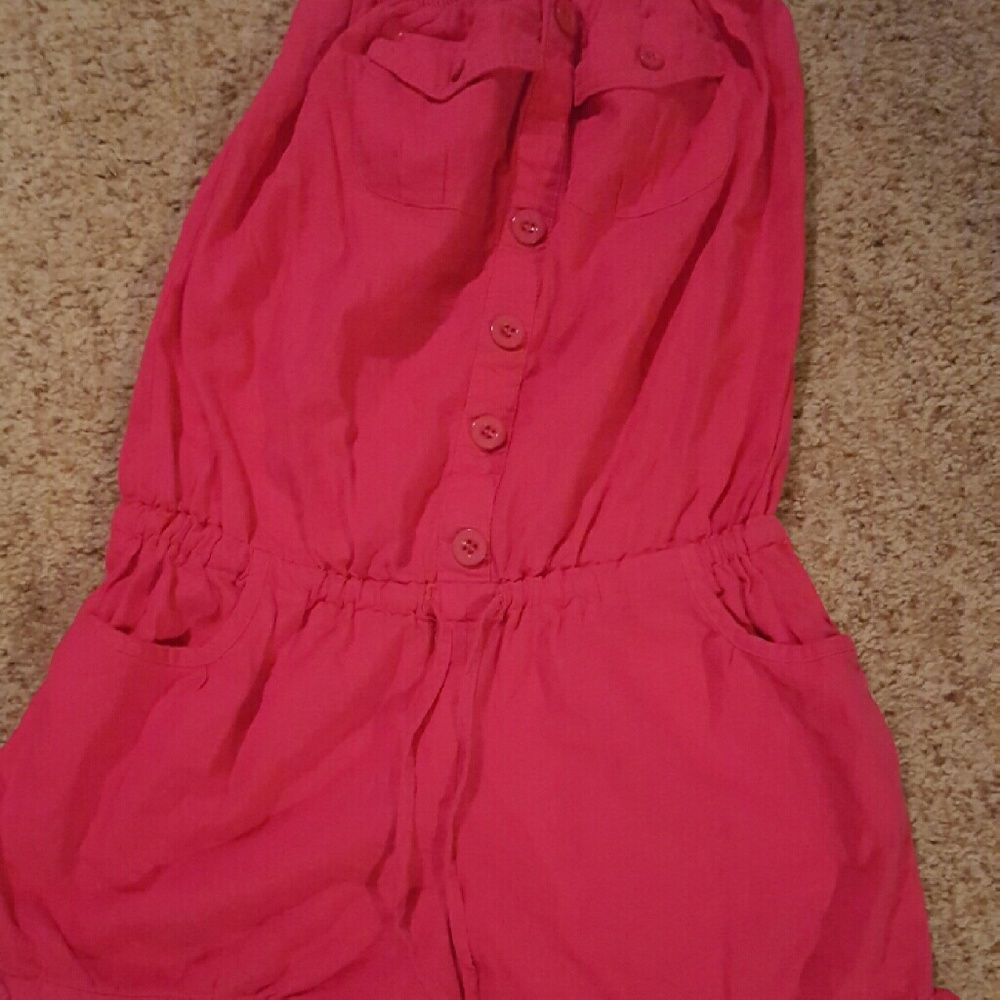 One piece halter short set