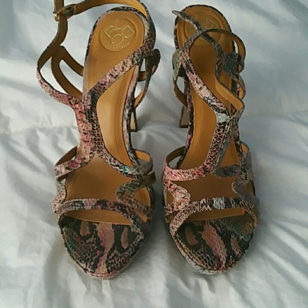 BCBG Generation sandals snake print