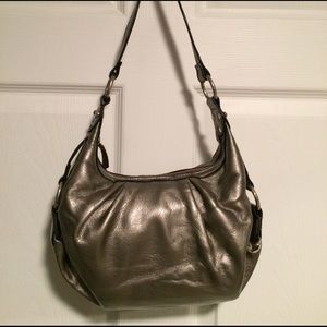 Pewter purse