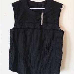 J.Crew Pleated Shirt Tank Top