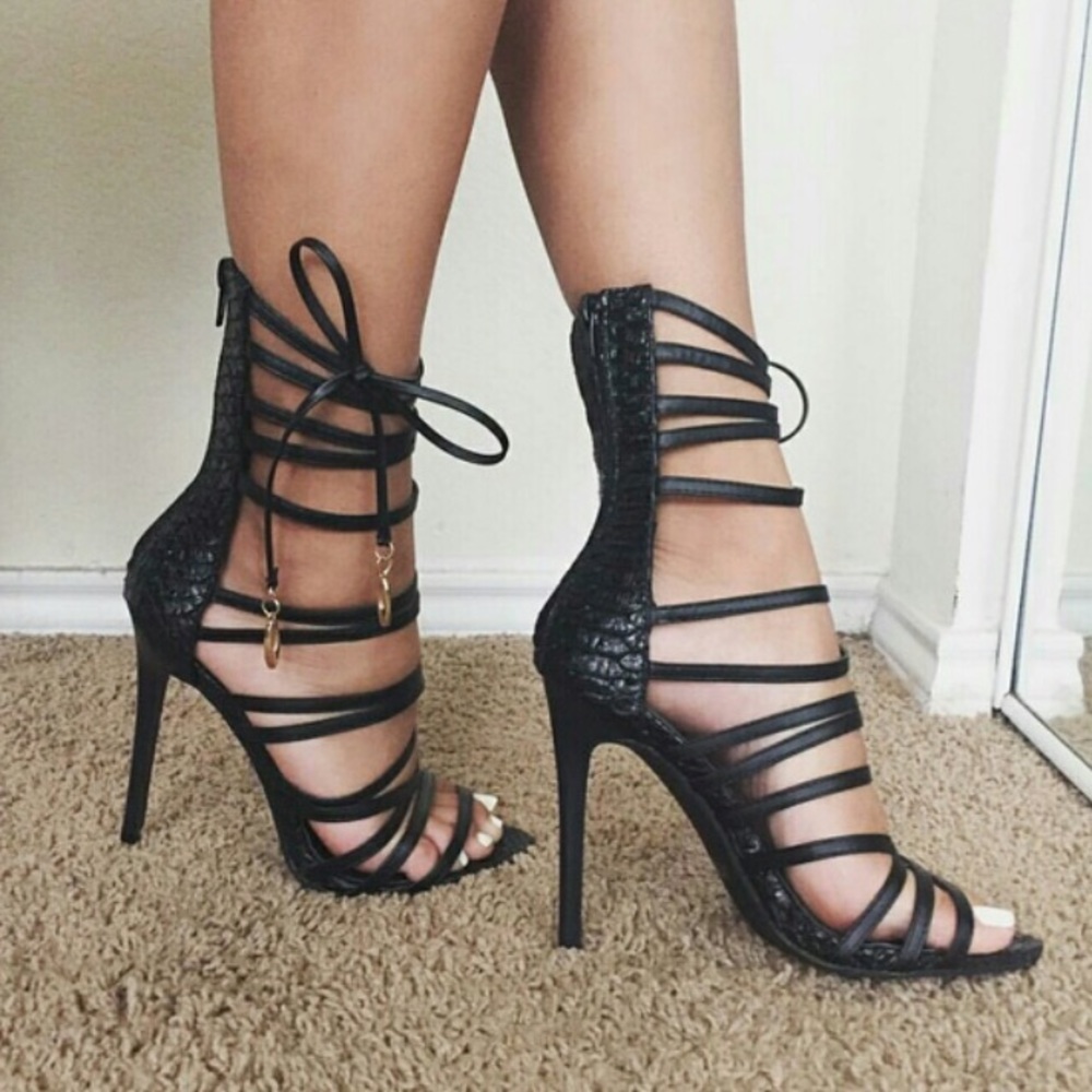 Red Kiss Strappy Sandals