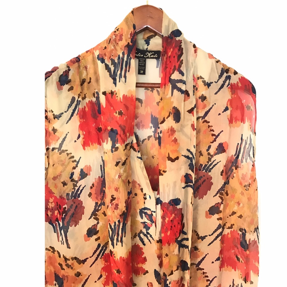 ❤️SOLD❤️Winter Kate 100%Vintage Silk Tank
