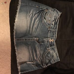 Lot of mini skirt ,skort, and shorts size 4