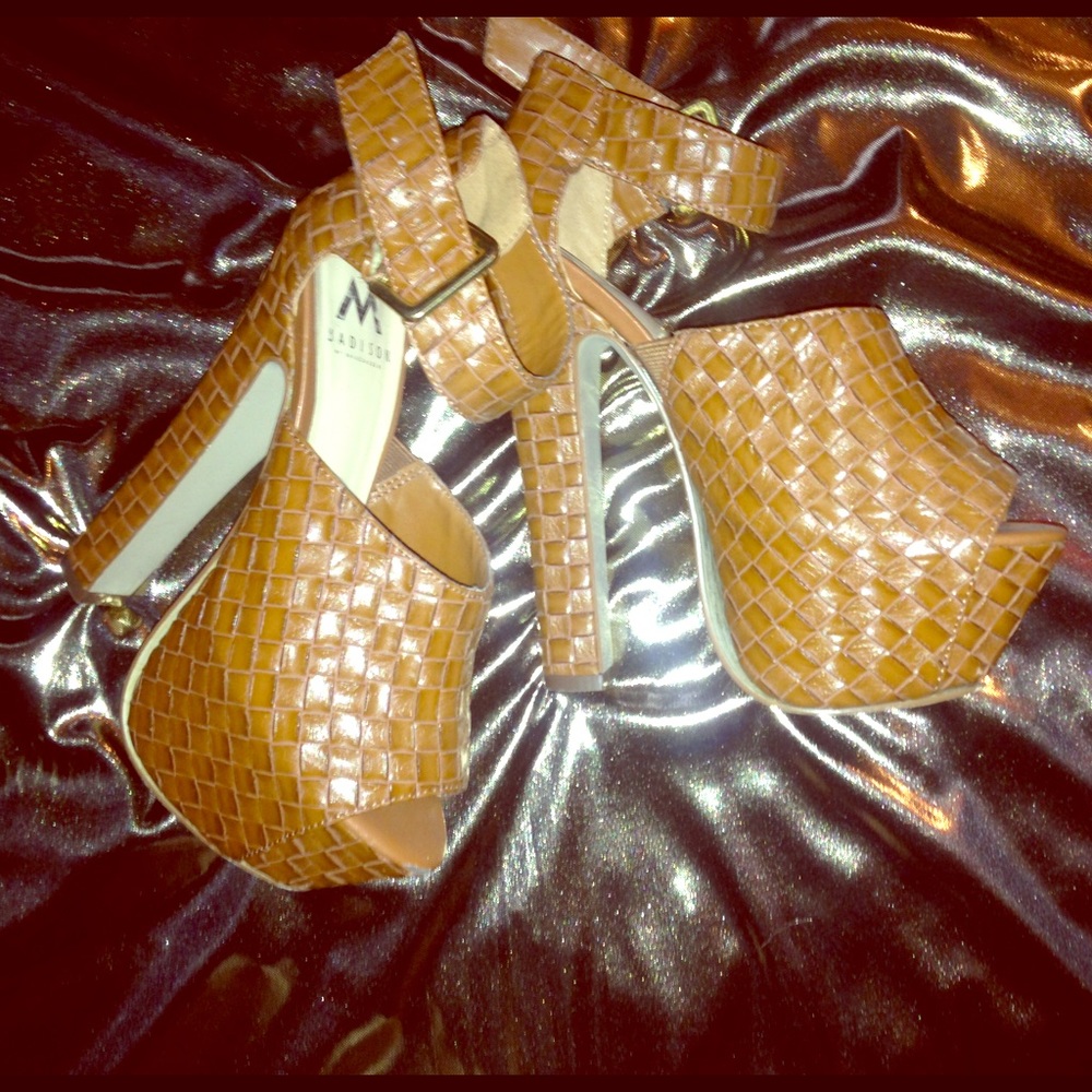 Woven High Heels